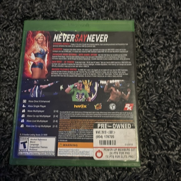 WWE 2k19 Xbox One, Xbox One X edition - Picture 2 of 3
